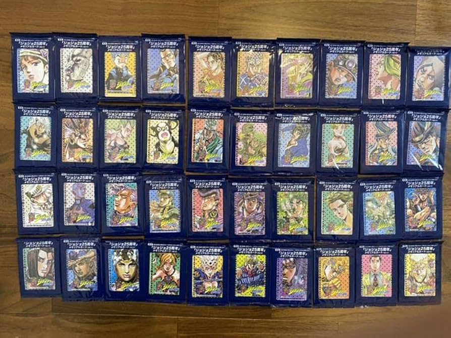 Amazon.co.jp: ジョジョの奇妙な冒険 25周年 メモリアルカード 40種類