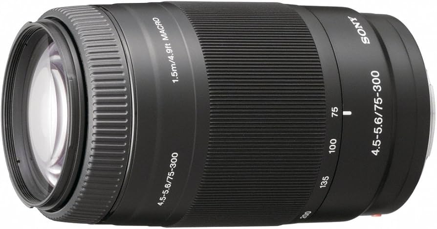 Amazon.com : Sony 75-300mm f/4.5-5.6 Compact Super Telephoto Zoom