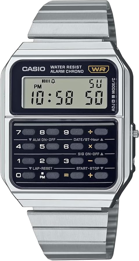 Amazon.co.jp: [カシオ] CASIO ヴィンテージシリーズ 8桁計算機能付き
