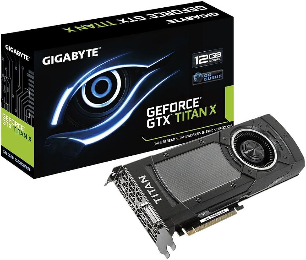 Amazon | GIGABYTE ビデオカード GTX TITAN X搭載 GV-NTITANXD5-12GD-B