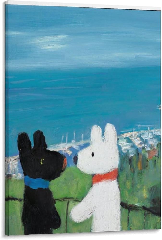 Amazon.co.jp: アートパネル リサとガスパール ウォールアート 壁掛け