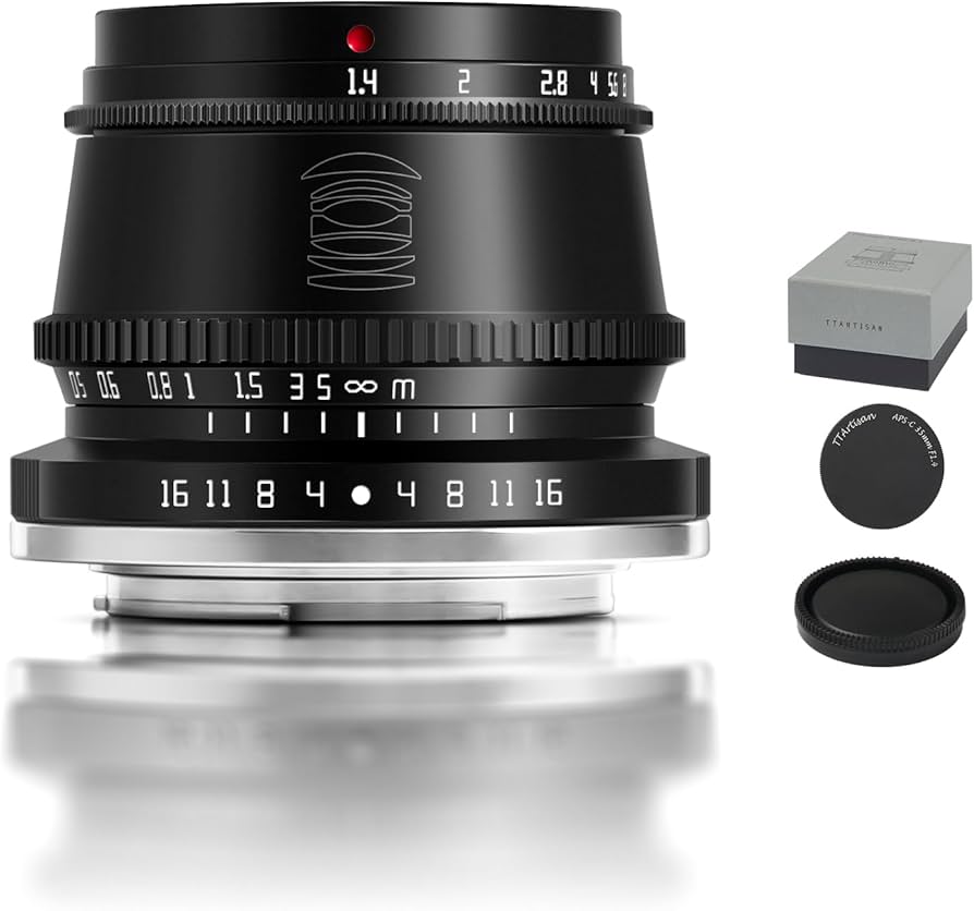 Amazon.com : TTArtisan 35mm F1.4 APS-C Manual Focus Lens for Fuji