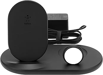 Amazon.co.jp: Belkin ワイヤレス充電スタンド 3 in 1 iPhone / Apple