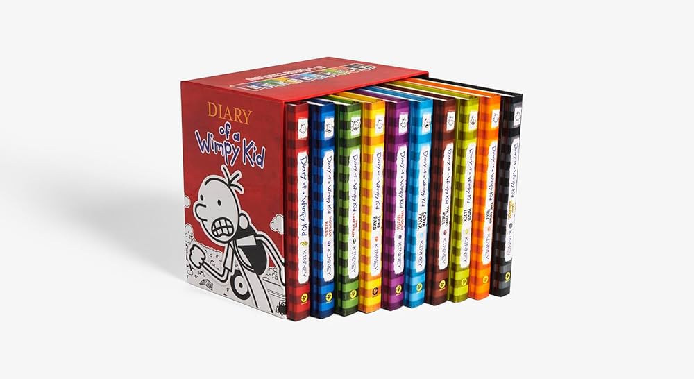 Diary of a Wimpy Kid Box of Books 1–10 Hardcover Gift Set: Kinney