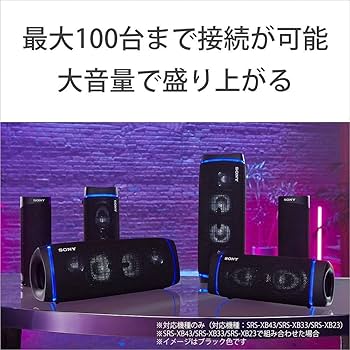 Amazon.co.jp: ソニー ワイヤレスポータブルスピーカー SRS-XB33