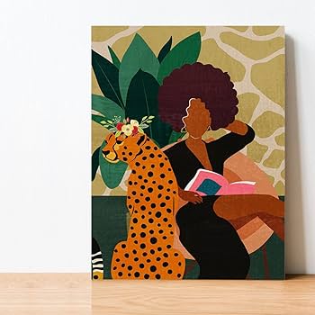 一点物 油絵 緑 女性 黒 キャンバス 一点物 油絵 緑 女性 黒