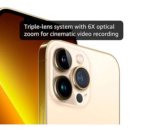 Amazon.com: Apple iPhone 13 Pro, 512GB, Gold - Unlocked (Renewed