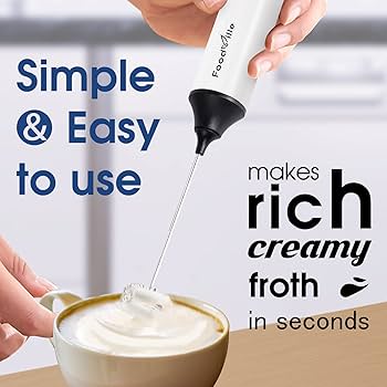 Amazon.com: FoodVille MF05 Rechargeable Milk Frother USB Charging