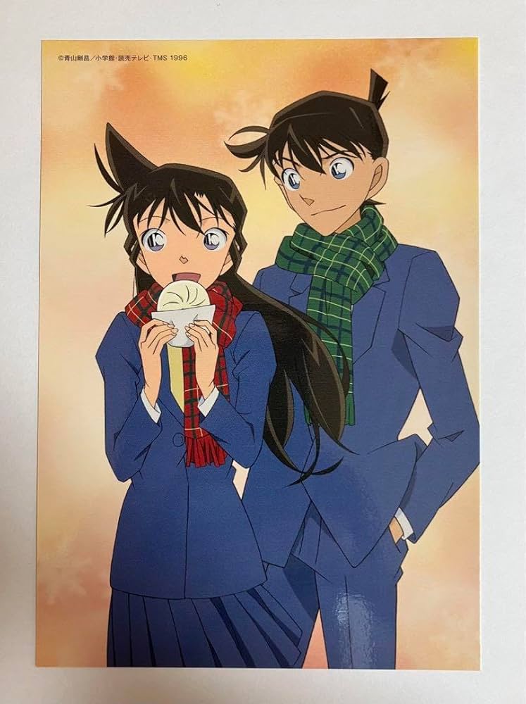 Amazon.co.jp: コナン ブロマイド 工藤新一 毛利蘭 冬の仲良し柄