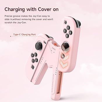 Amazon.com: JINGDU Switch Joy-Con Charging Grip Compatible with
