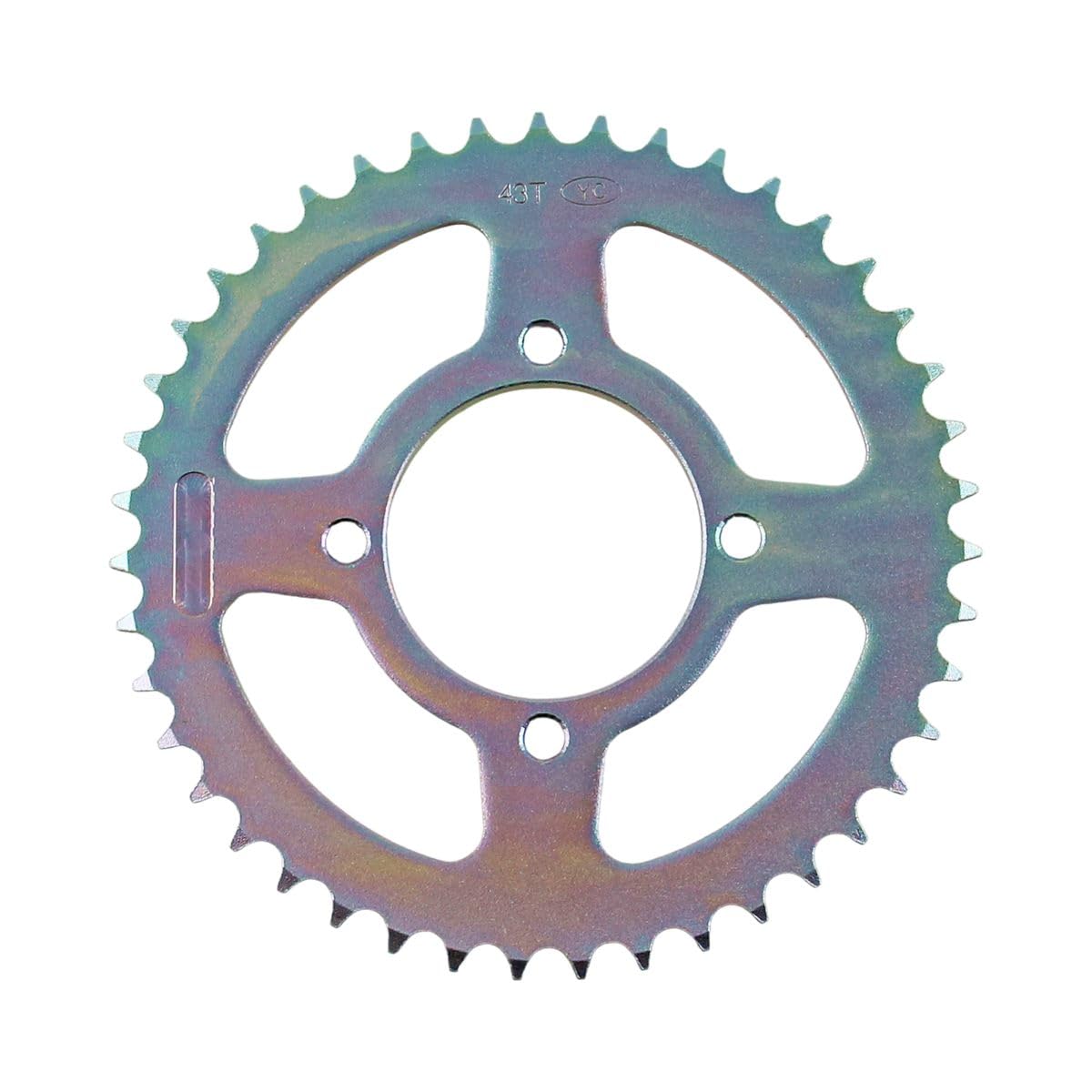 Amazon | YB125SP YBR125 YX125 ドリブン スプロケット リア用 43T 1SF