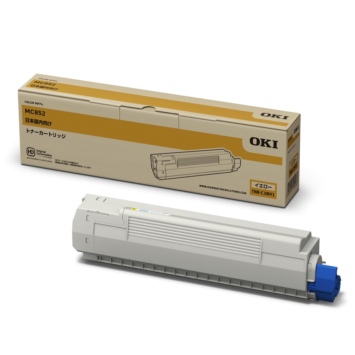 Amazon | OKI トナーカートリッジ イエロー MC852dn TNR-C3MY1 | Oki