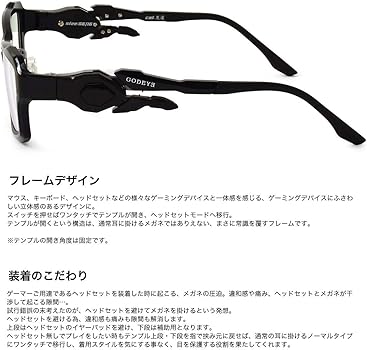 Amazon.co.jp: GOD EYE ゴッドアイ メガネ 伊達メガネレンズつき GE-01