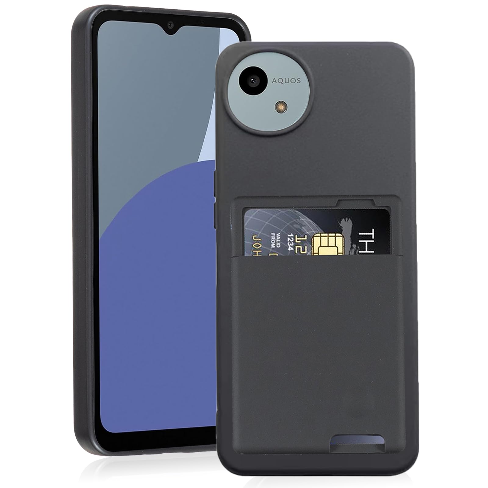 Amazon.co.jp: 【 Agaiy 】AQUOS wish4 SH-52E 対応 ケース 背面カード