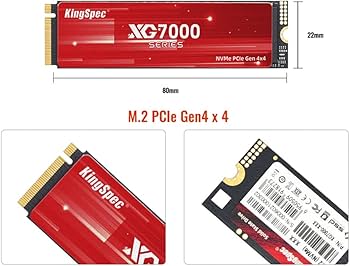 Amazon | KingSpec XG7000 2TB SSD M.2 NVMe 2280 PCIe Gen 4.0 x 4