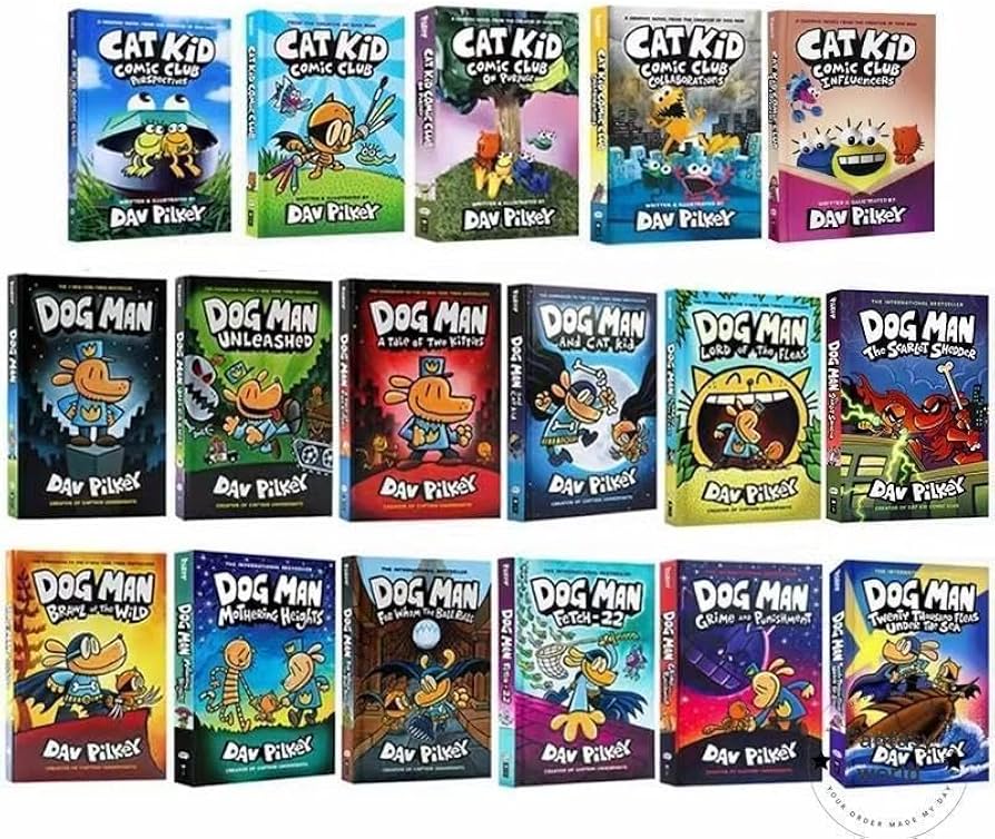 Dog Man Dav Pilkey 英語 絵本 17冊 洋書 QIFQ : ベビー