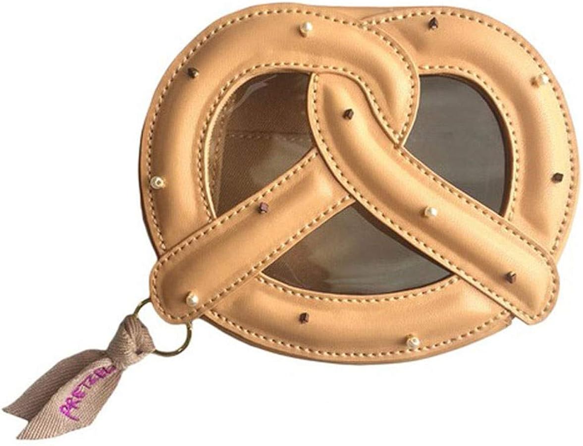 Amazon | [アコモデ] プレッツェルポーチ ベージュ | ポーチ