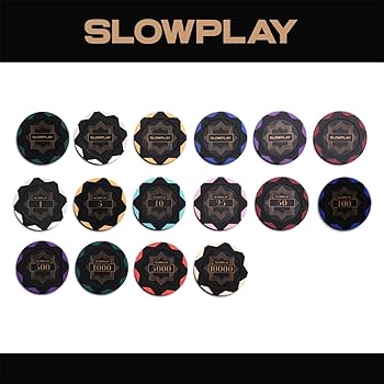Amazon | SLOWPLAY Nashクレイポーカーチップ 14g 重量感あるクレイ
