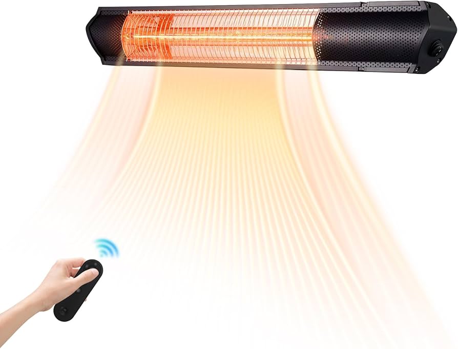 Amazon | ZAPJQL 屋外ヒーター ハロゲン 電気ストーブ パティオ