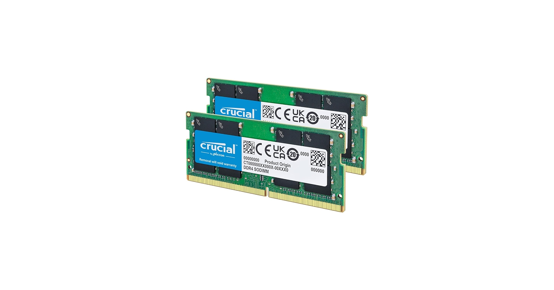 Crucial 64GB DDR4 RAM Kit (2x32GB), 3200MHz (PC4-25600) CL22