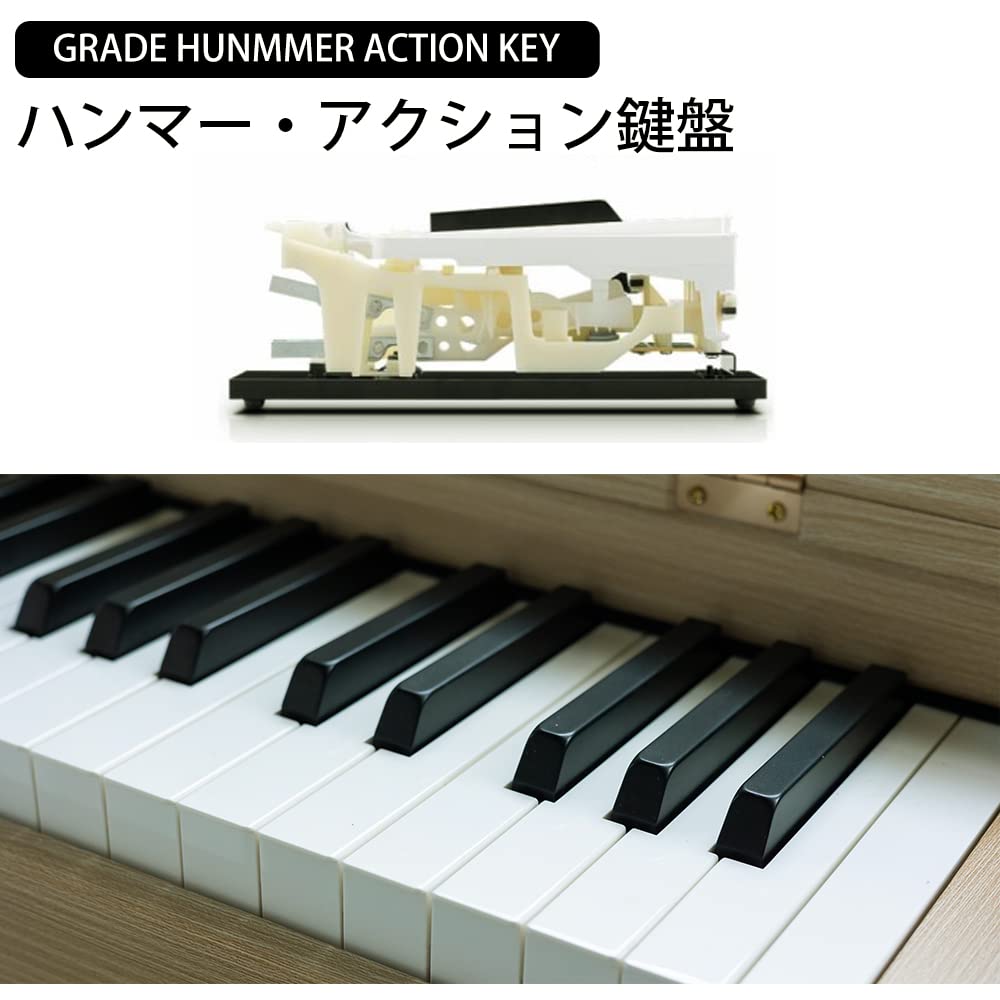 Amazon | Carina 電子ピアノ 88鍵盤 キーボード ハンマーアクション