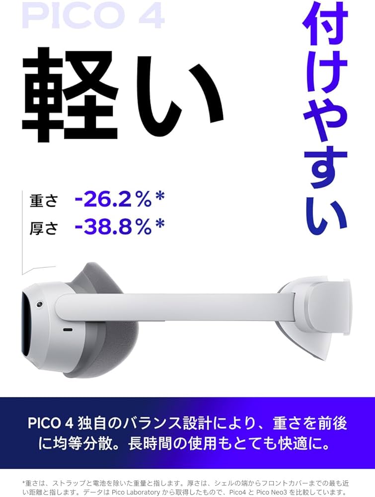 Amazon.co.jp: PICO 4 - 256GB 完全ワイヤレス オールインワン VR