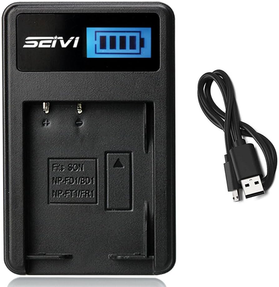 Amazon.com: Battery Charger for Sony Cyber-Shot DSC-T70, DSC-T75