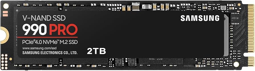 Amazon.com: Samsung 990 PRO SSD 2TB NVMe M.2 PCIe Gen4, M.2 2280