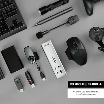 CalDigit TS4 Thunderbolt 4 Dock - 18 Bağlantı Noktaları, 98W Şarj