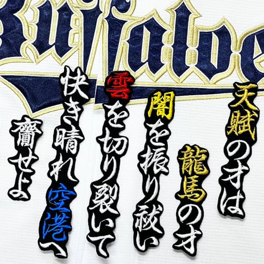 Amazon.co.jp: オリックス バファローズ 刺繍 ワッペン 西川 龍馬 応援