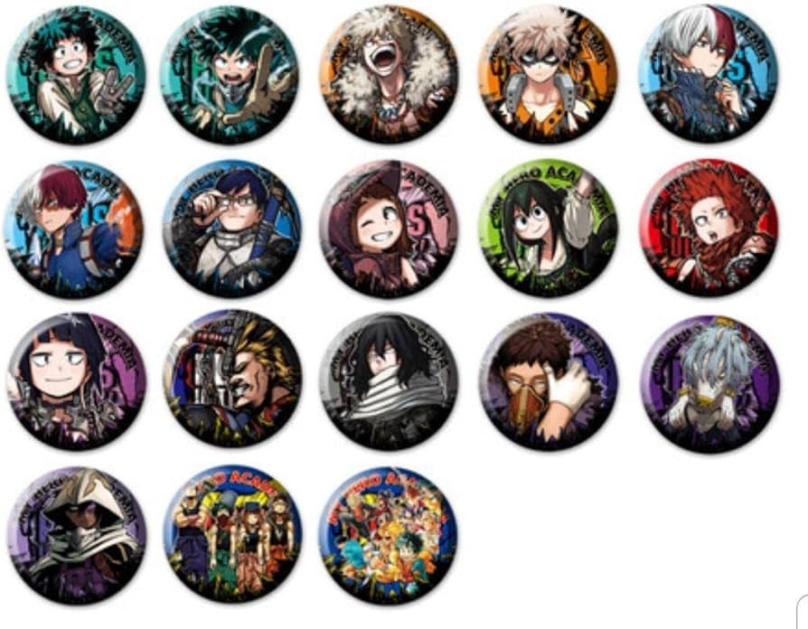 Amazon.co.jp: ヒロアカ コレクション缶バッジ 第3弾 コンプ 十傑