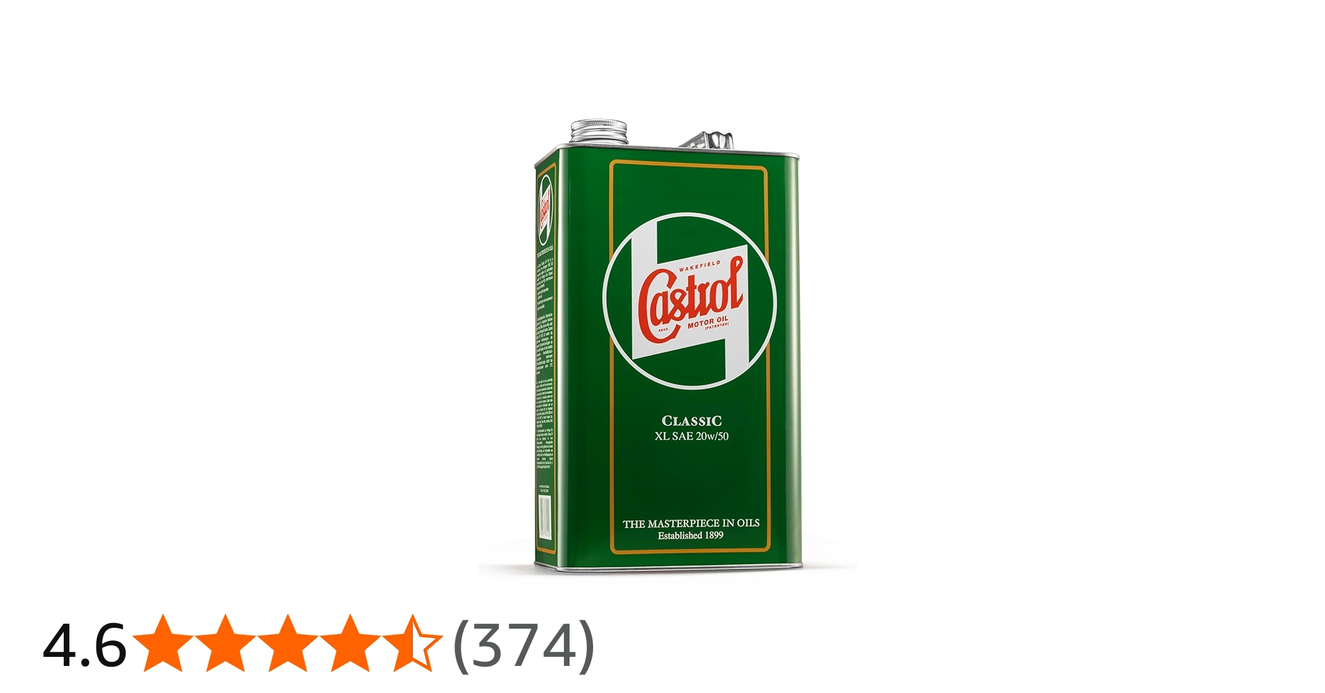 Amazon | カストロール(Castrol)クラシックオイル XL SAE 20W50 5L