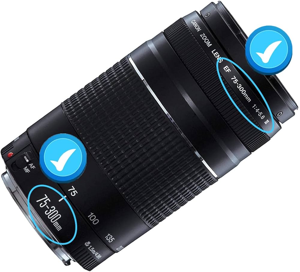 Amazon | 58mmレンズキャップカバー Canon EF 75-300mm f/4-5.6 III