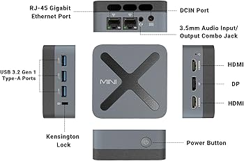 Amazon.com: MINIX Z97 Mini PC, Intel Alder Lake N97 (up to 3.60GHz