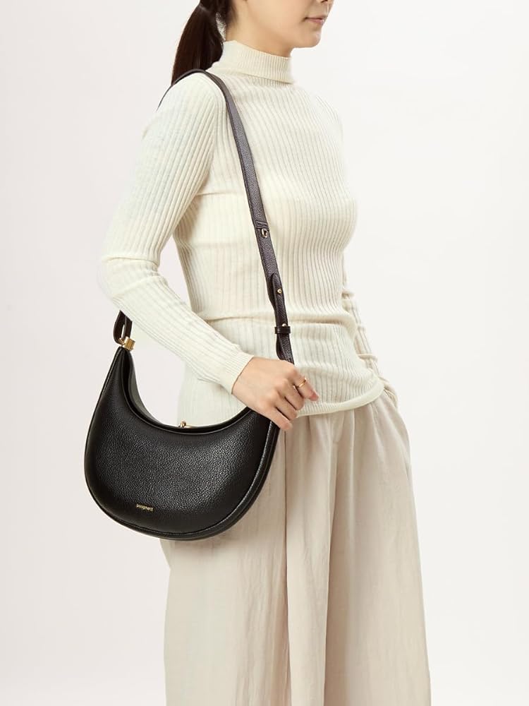 Amazon | [Songmont] Luna バッグ ハーフムーンバッグ ヴィーガン