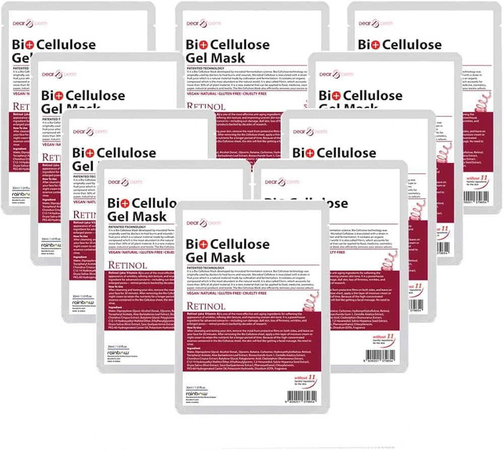Amazon.com : Bio Cellulose Gel Mask, Skincare Face sheet mask