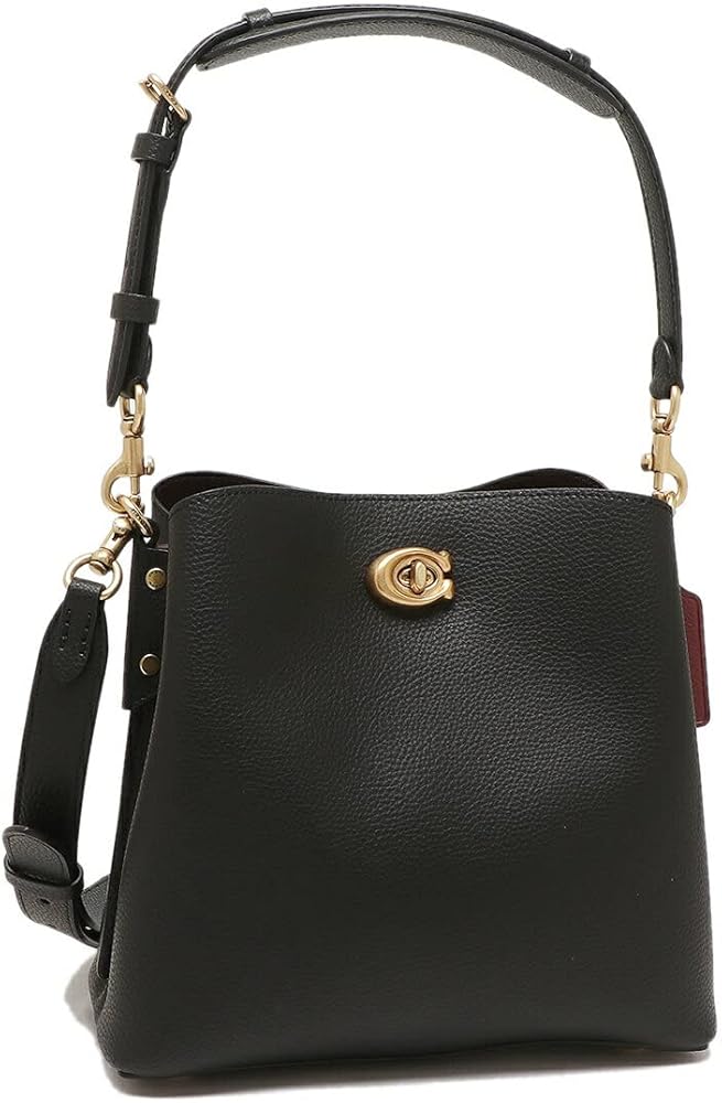 Amazon | [コーチ] ショルダーバッグ ウィロウ ブラック レディース