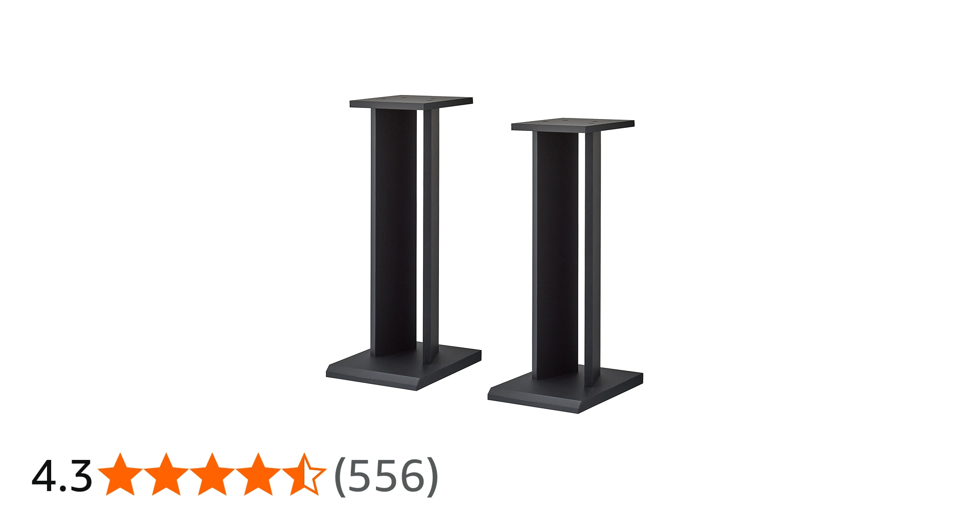 Amazon | ハヤミ工産 スピーカースタンド 2台1組 高さ60cm ブラック SB