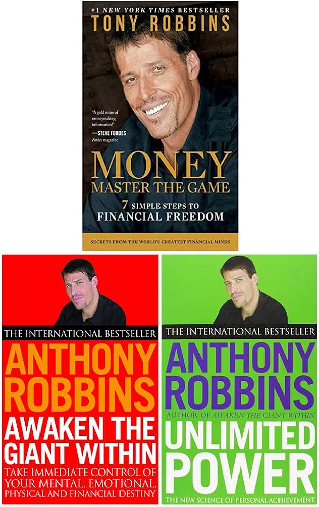 Tony Robbins Collection 3 Books Set (Awaken The Giant Within
