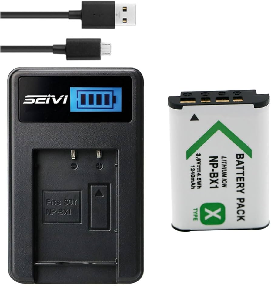 Amazon.com : BnvxR Battery + Charger for Sony Cyber-Shot DSC-RX100