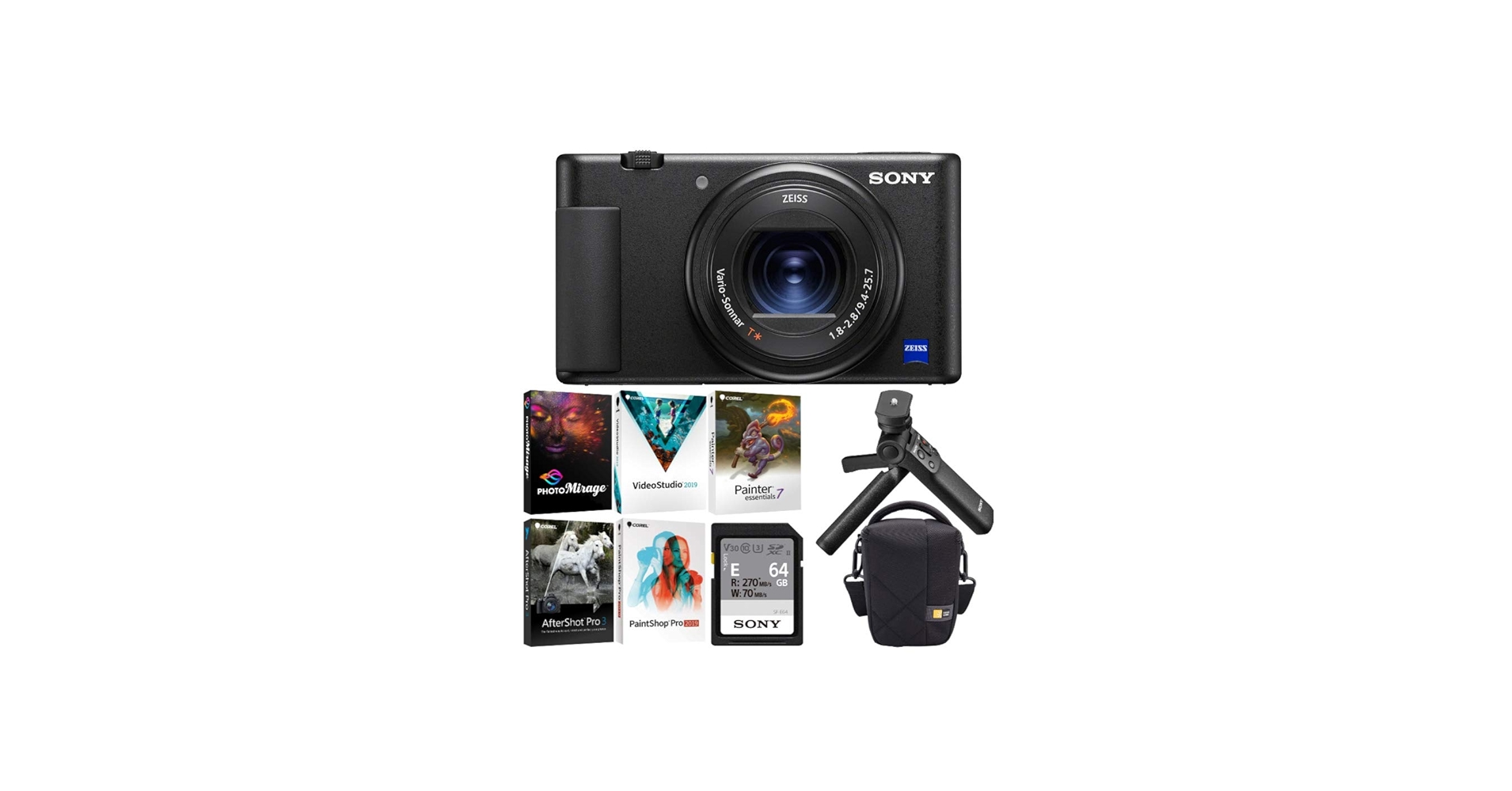 Amazon.com : Sony ZV-1 Digital Camera with Vlogger Accessory Kit