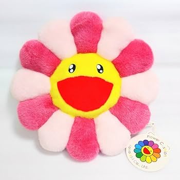 Amazon.co.jp: 村上隆 kaikai kiki お花 ぬいぐるみ クッション