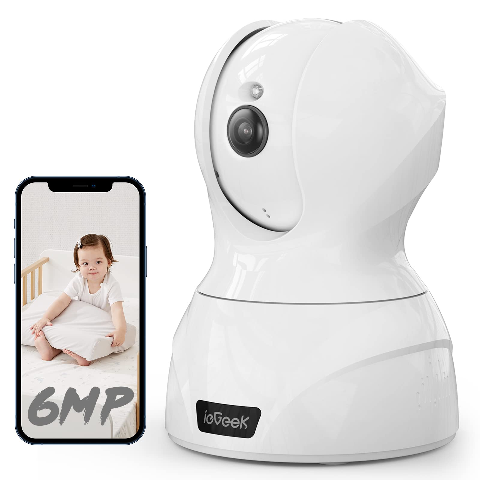 Amazon.co.jp: 【2023年・600万画素・アップグレード】 ieGeek最新室内