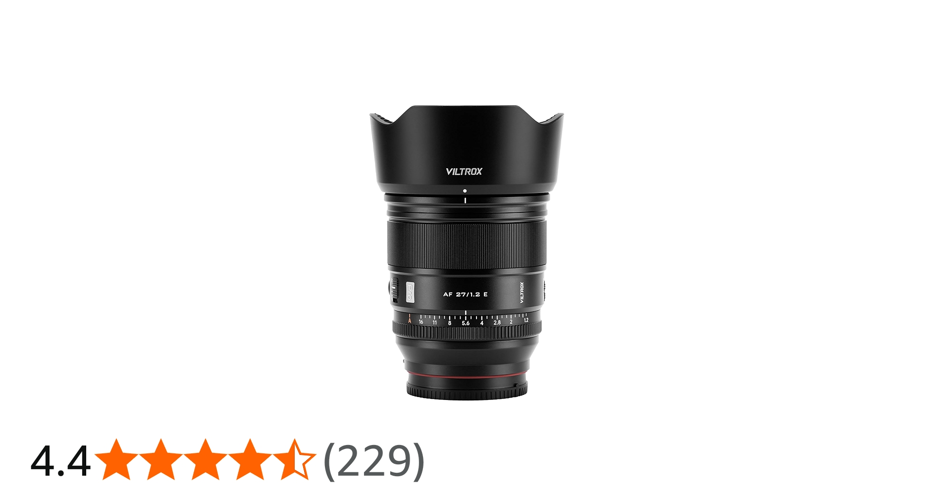 Amazon.co.jp: Viltrox AF 27mm F1.2 Pro 中望遠 単焦点レンズ