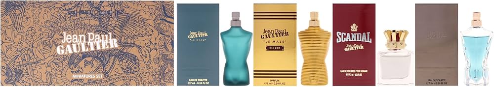 Amazon.com : Miniatures Set by Jean Paul Gaultier for Men - 4 Pc