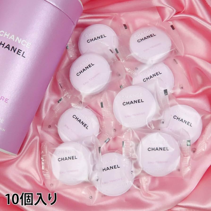 Amazon.co.jp: Chanel Chance Eau Tendure Bath Tablet, Pack of 10