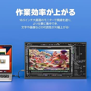 Amazon.co.jp: モバイルモニター モバイルディスプレイ 100Hz 100%広色