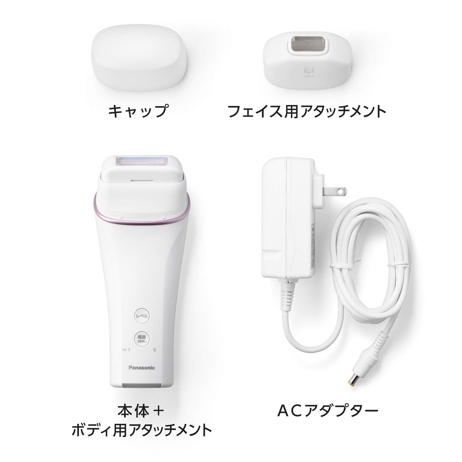 Amazon.co.jp: Panasonic ES-WH76-P Optical Beauty Equipment, For