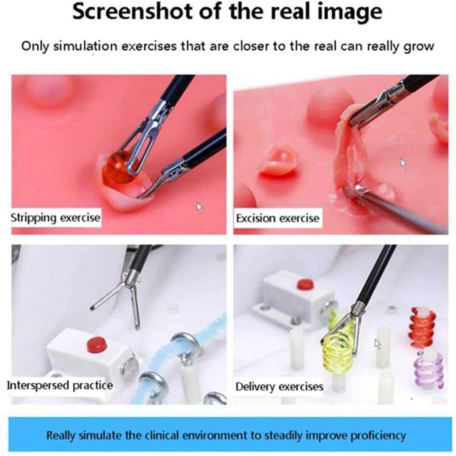 Amazon.co.jp: 腹腔鏡手術訓練 縫合練習キット腹腔鏡トレーナー