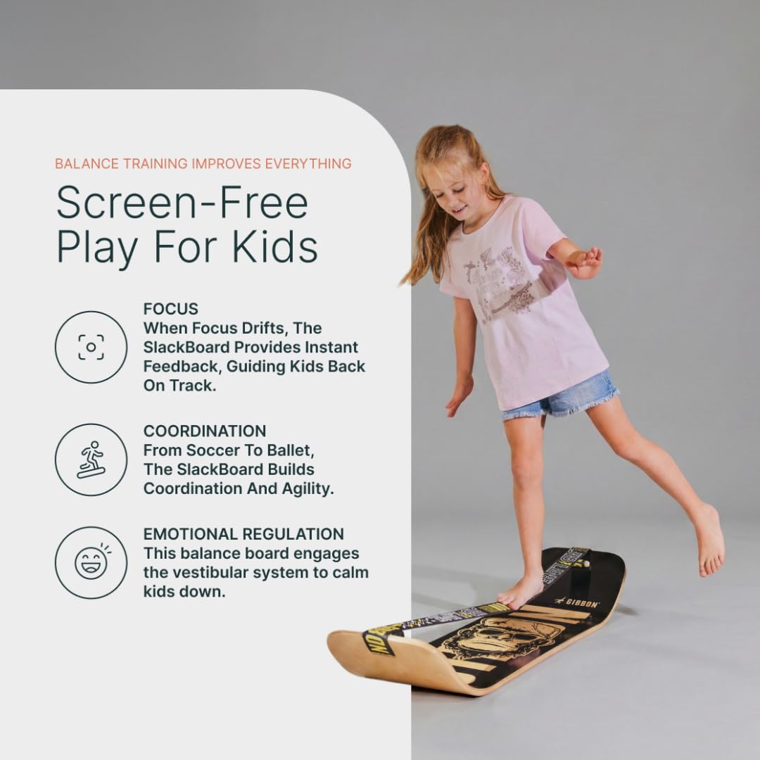 Amazon | Gibbon GiBoard Balance Board | Strength Agility Board for